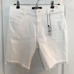 NWT! High waisted stretch Bermuda shorts